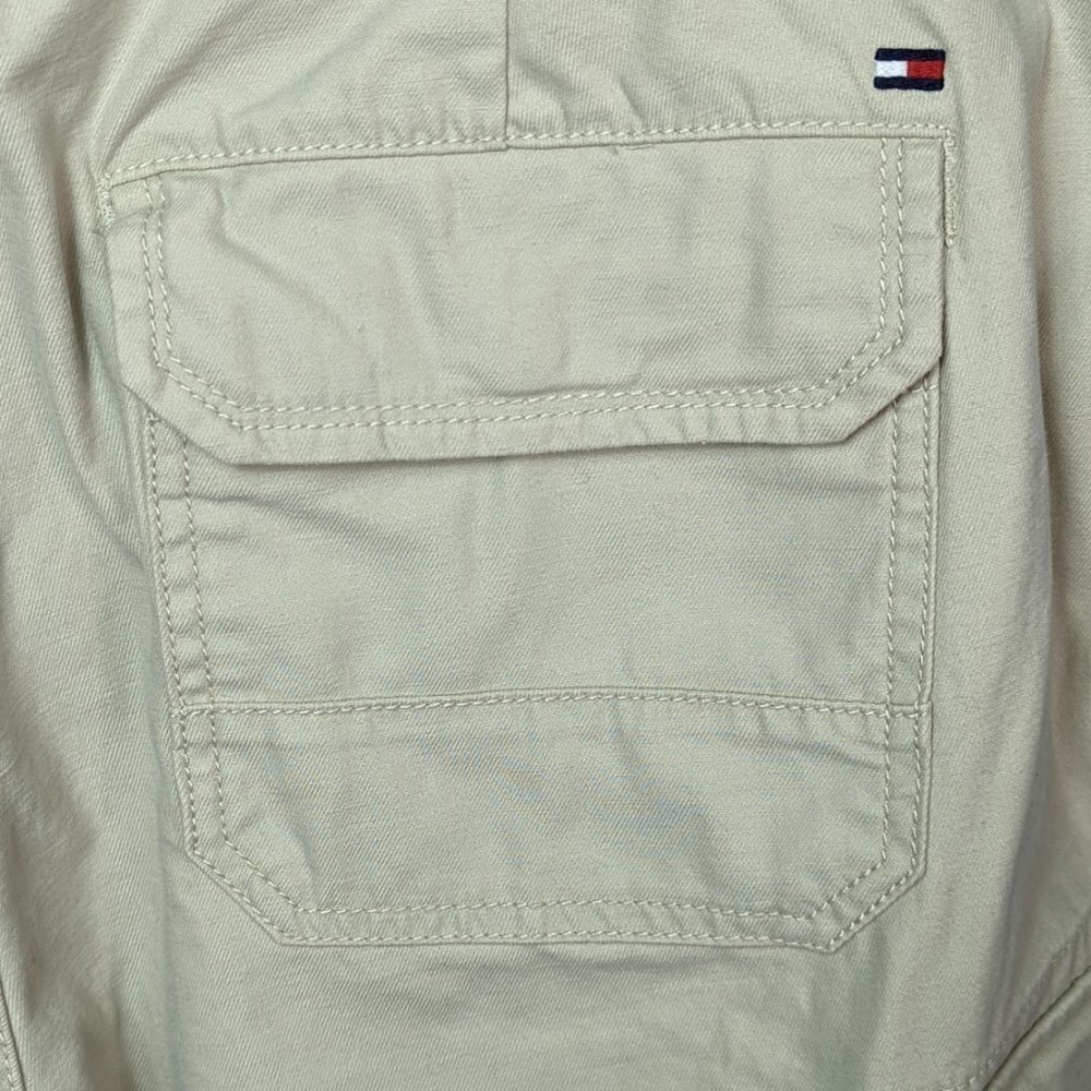TOMMY HILFIGER Classic Fit Cotton Twill Cargo Shorts Khaki Size 38 - Picture 11 of 15